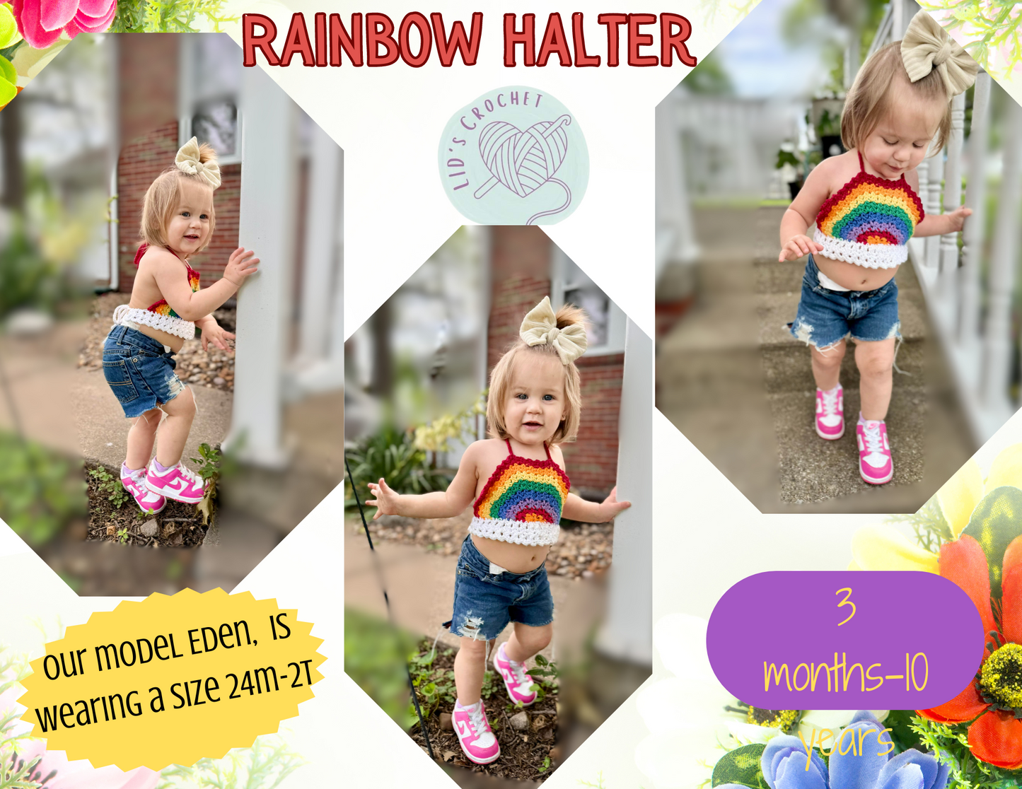 Rainbow Halter