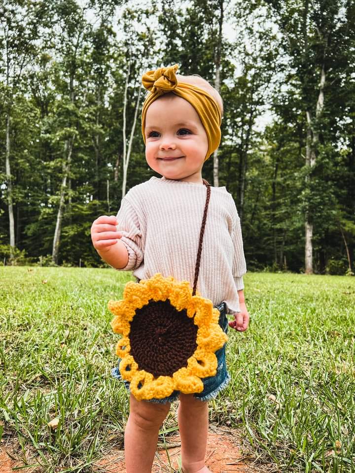 Toddler Sunflower Purse
