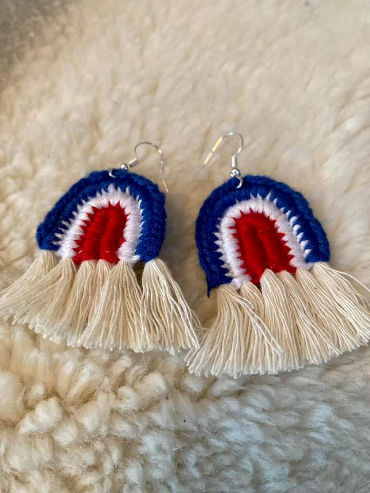 Boho Rainbow Earrings-Made to Order