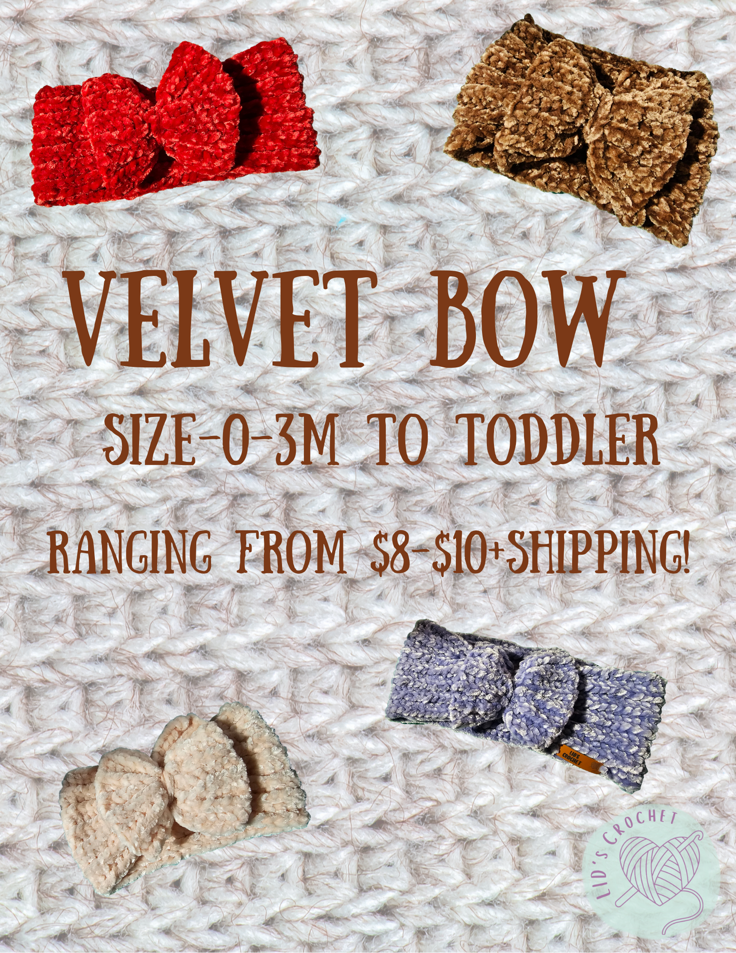 Bow Headbands-*Made to Order*