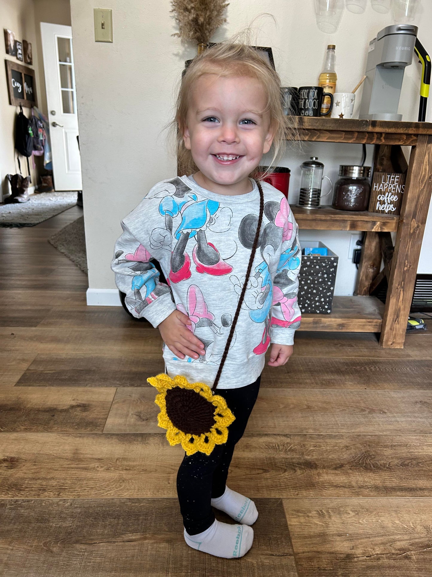 Toddler Sunflower Purse