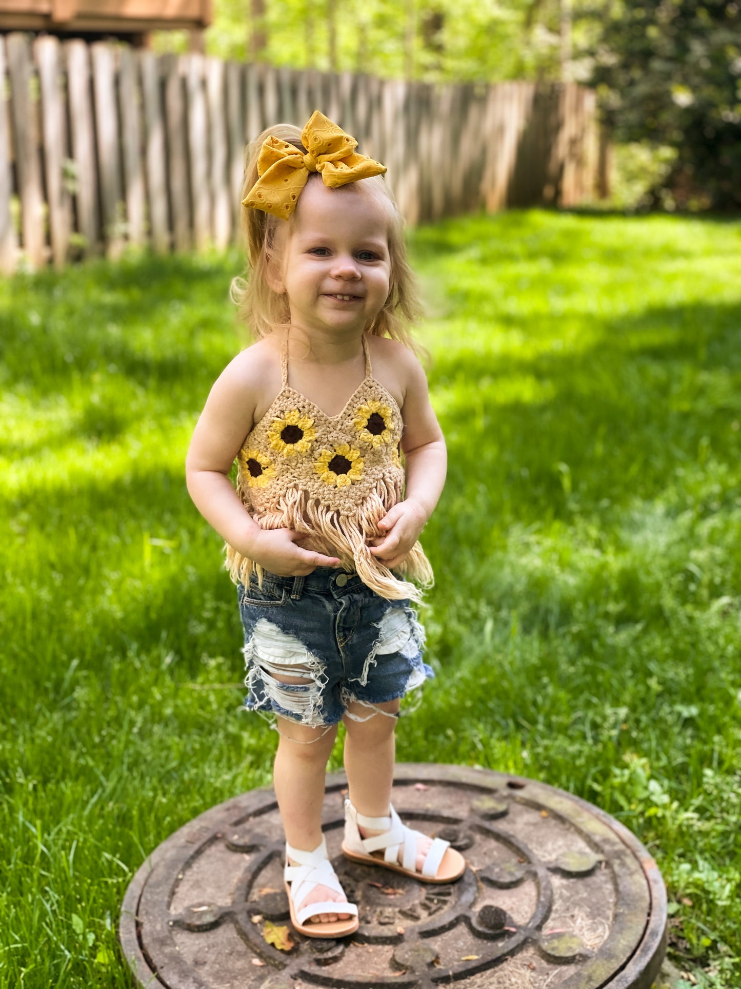 Sunflower Halter Top