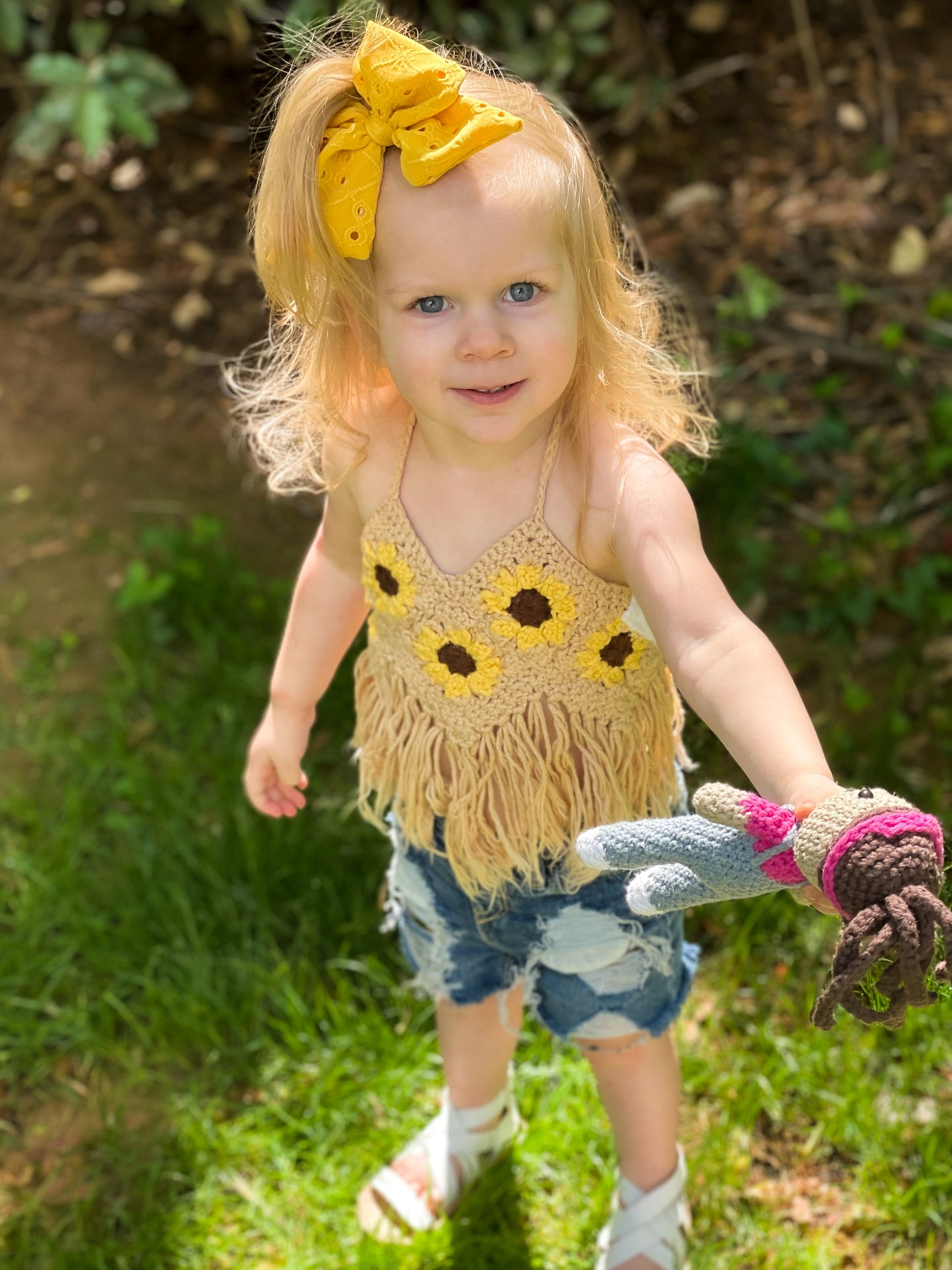 Sunflower Halter Top