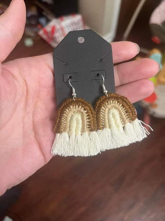 Boho Rainbow Earrings-Made to Order